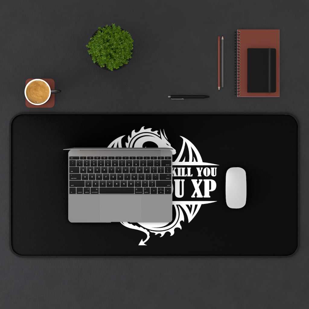What Doesn't Kill You Gives You XP Fantasy RPG Dice Mouse Pad | Dungeon Master Mouse Mat | Tabletop RPG Mouse Pad | Tabletop Games | RPG Pad | Role Playing Desk Mat