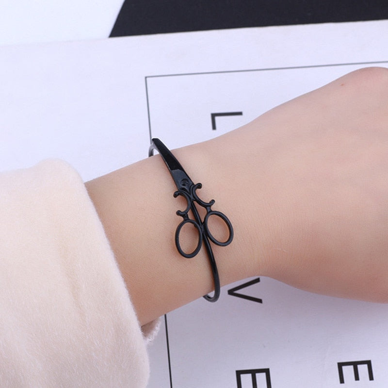 scissor bracelet, scissor pandora charm, shears bracelet