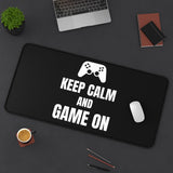 Keep Calm And Game On Desk Mat | Fantasy RPG Mouse Mat | Video Game Gaming Mouse Pad Keep Calm And Game On Desk Mat | Fantasy RPG Mouse Mat | Video Game Gaming Mouse Pad