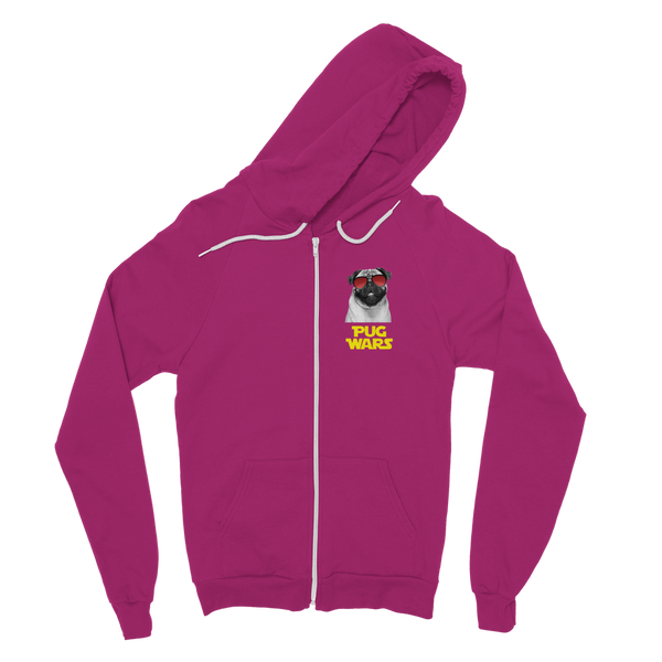 Pug Wars Return Of The Pug ﻿Classic Adult Zip Hoodie