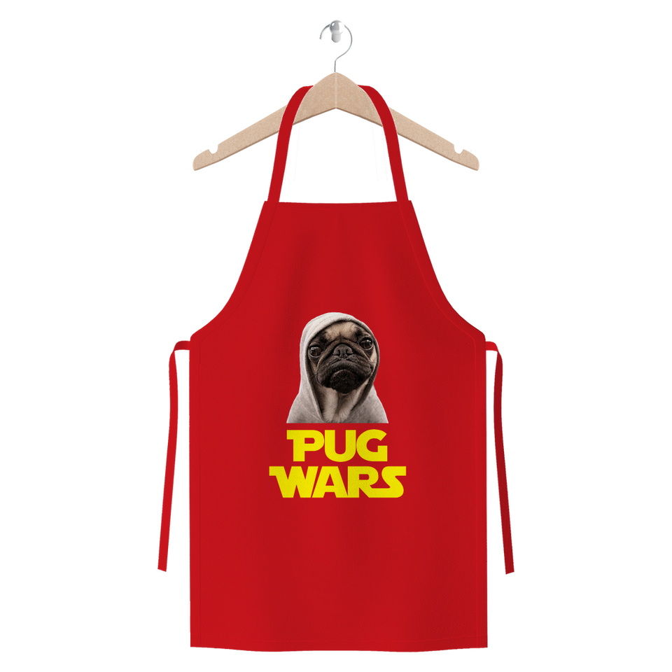 Pug Wars The Last Pug ﻿Premium Jersey Apron