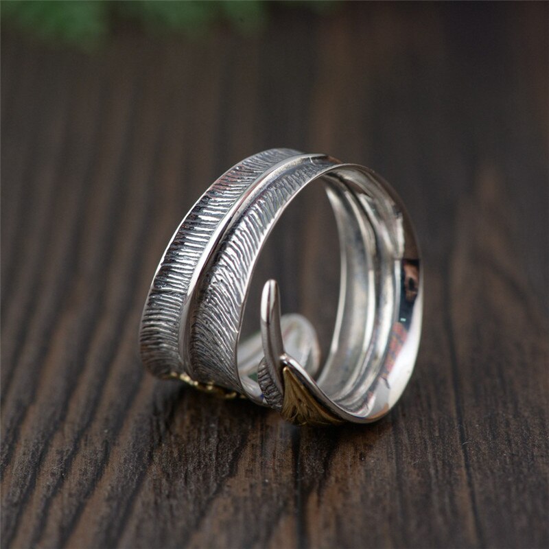 Sterling Silver Feather Ring