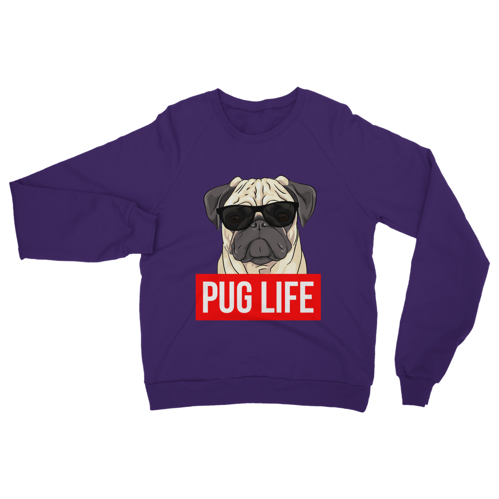 Pug Life - Pug Lover ﻿Classic Adult Sweatshirt
