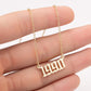 Women's Birth Year Necklace