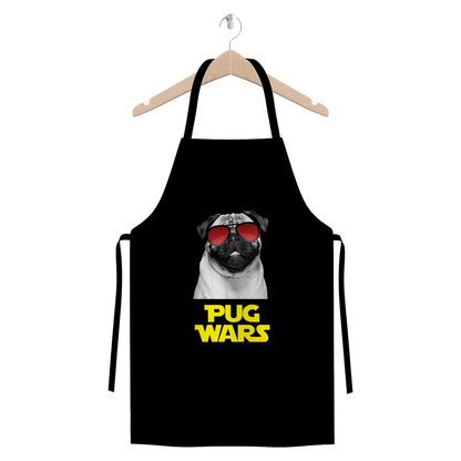 Pug Wars Return Of The Pug ﻿Premium Jersey Apron