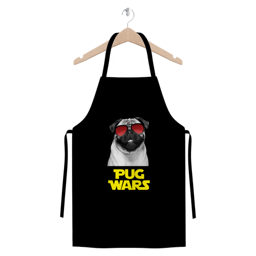 Pug Wars Return Of The Pug ﻿Premium Jersey Apron