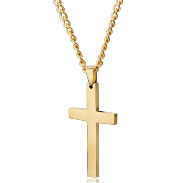 Christian Cross Necklace - Religious Jesus Cross Necklace