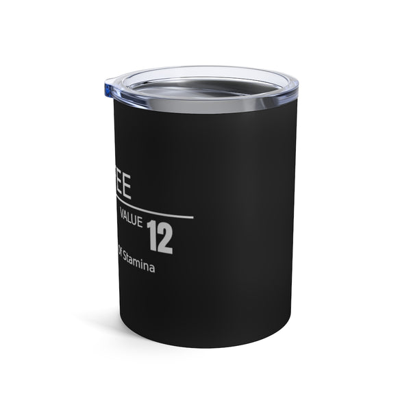 Coffee RPG 10 oz. Black Mug | Fantasy Gamer Gifts For Men Tumbler | RPG Gaming Tumbler 10oz