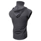Masked Sleeveless Gym Hoodie