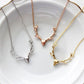 Elk Deer Antlers Pendant Necklace