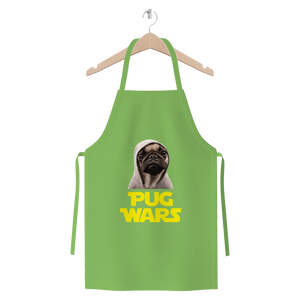 Pug Wars The Last Pug ﻿Premium Jersey Apron Pug Wars The Last Pug ﻿Premium Jersey Apron