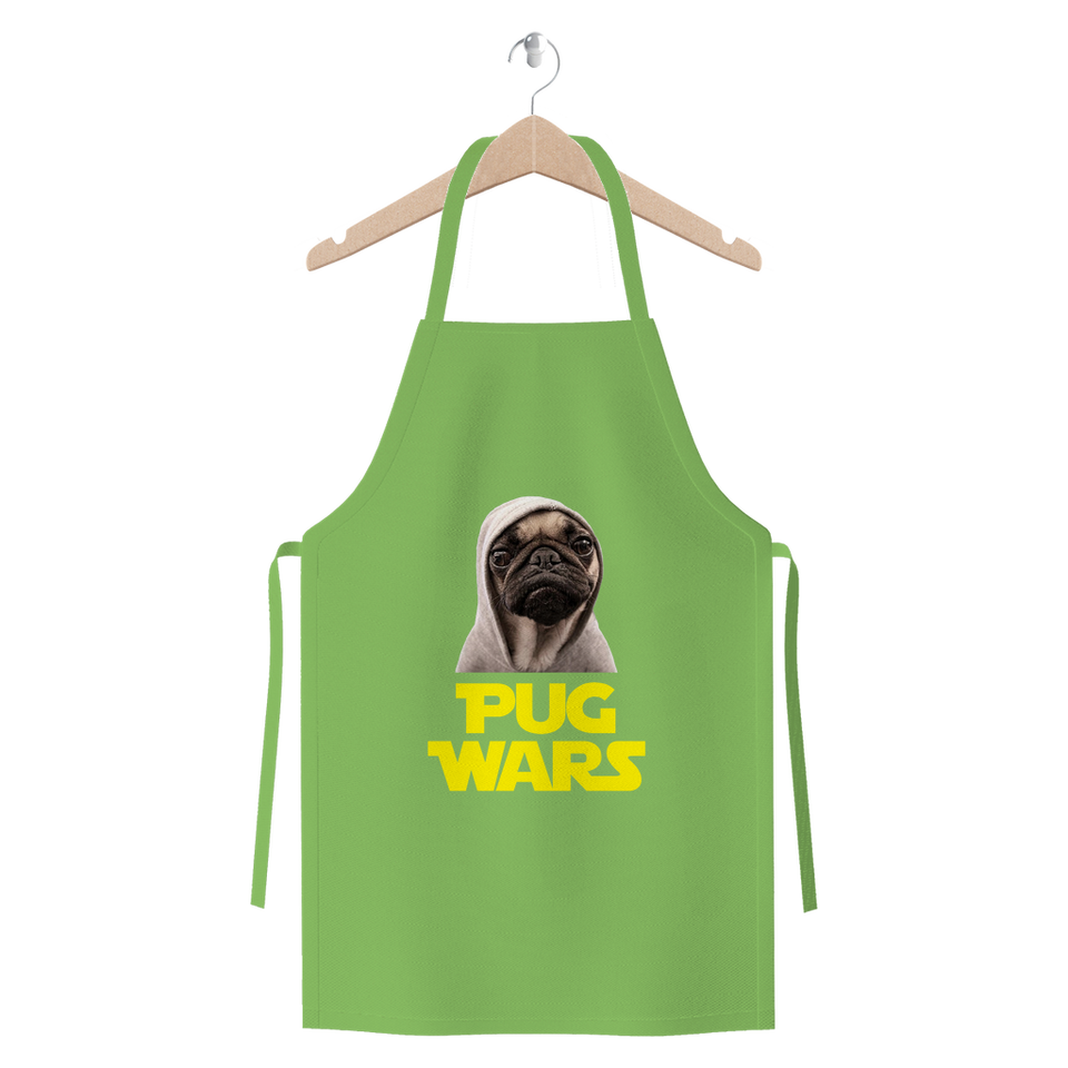 Pug Wars The Last Pug ﻿Premium Jersey Apron