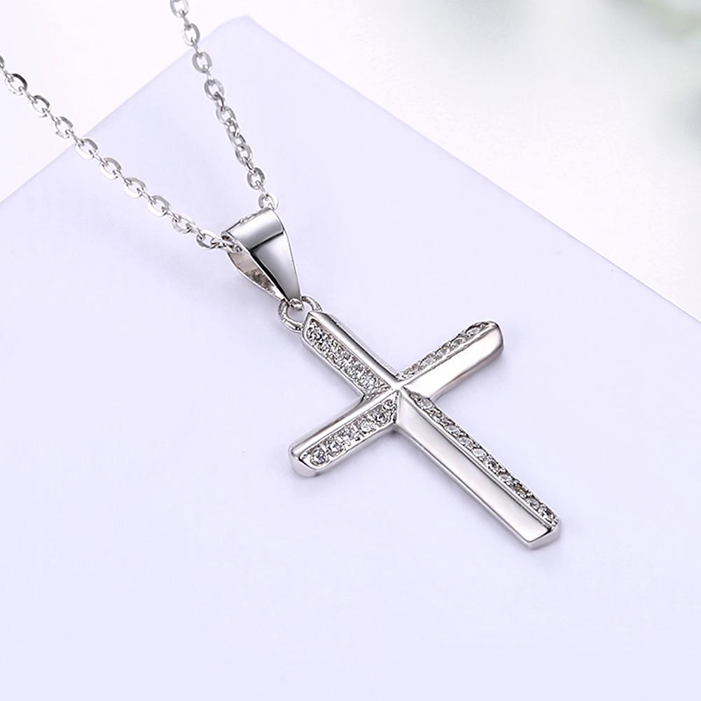 Sterling Silver Cross Necklace Main image