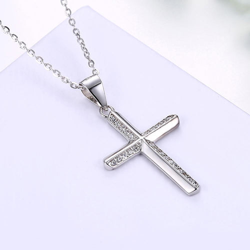 Sterling Silver Cross Necklace