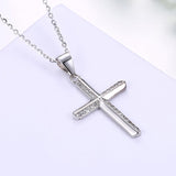 Sterling Silver Cross Necklace Sterling Silver Cross Necklace