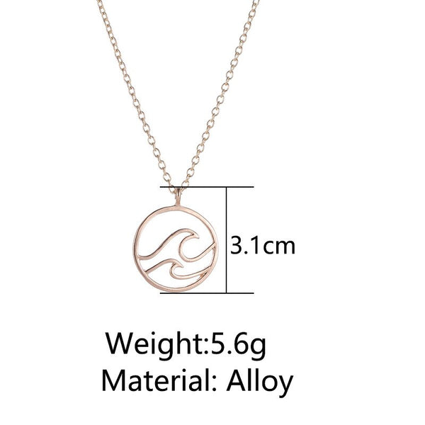 wave necklace