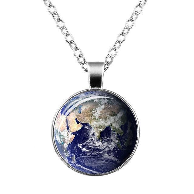 Glow in the Dark Planet Necklace