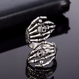 Adjustable Stainless Steel Skull Ring Adjustable Stainless Steel Skull Ring