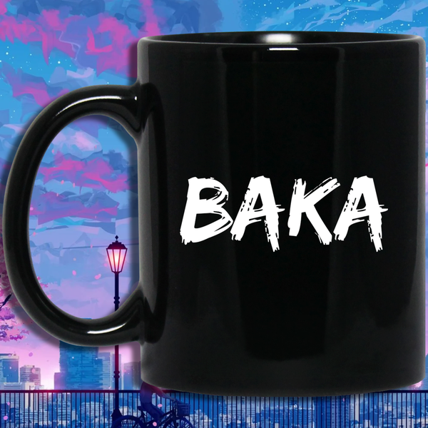 Baka "Fool" Anime Mug | Anime Gift Cup | Anime Coffee Mug | Anime Merch | Kawaii Mug 11 oz. Black Mug