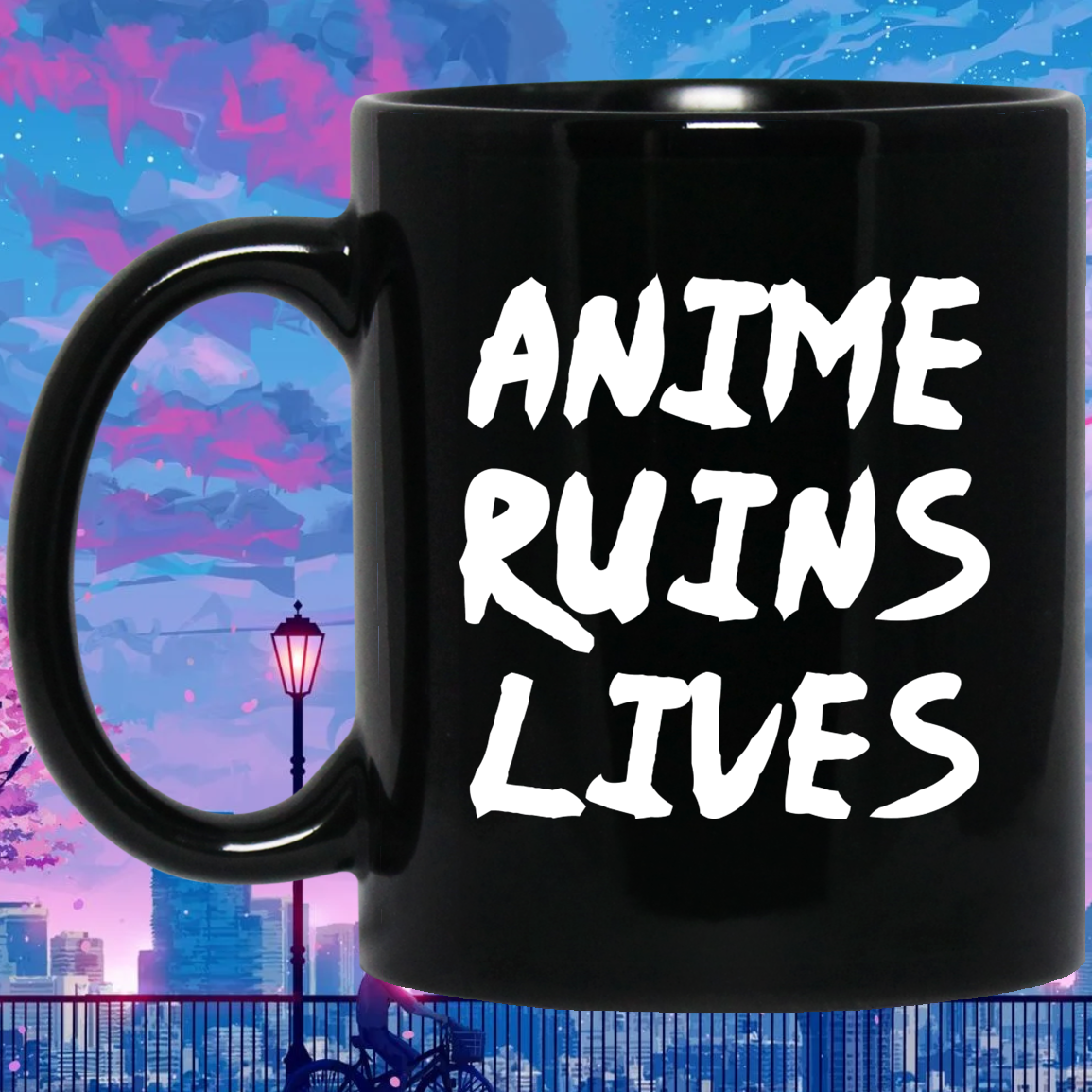 Anime Ruins Lives Anime Mug | Anime Gift Cup | Anime Coffee Mug | Anime Merch | 11oz Kawaii Mug Main image