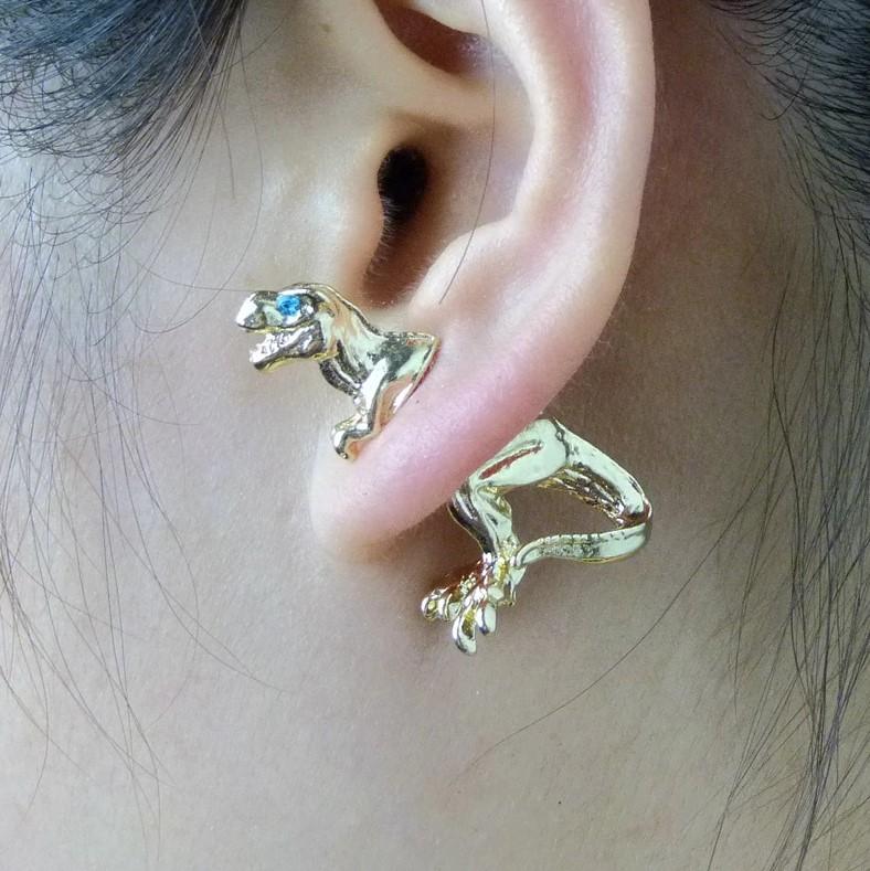 dinosaur earrings t rex earrings dino earrings
