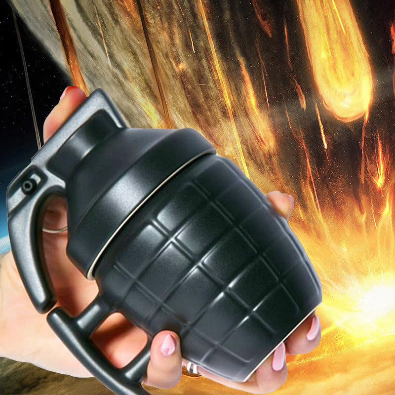 Grenade Coffee Mug With Lid