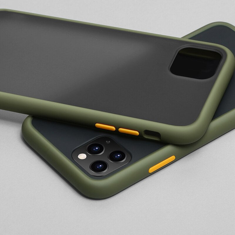 Shockproof Transparent Silicone Phone Case For iPhone
