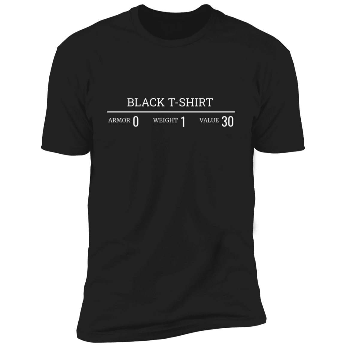 Black RPG Premium Short Sleeve T-Shirt Secondary image