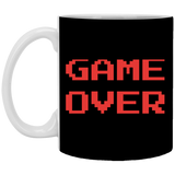 Game Over 11 oz. White Mug Game Over 11 oz. White Mug