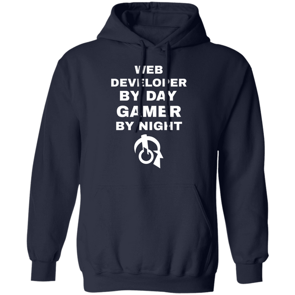 Web Developer By Day Gamer By Night Hoodie