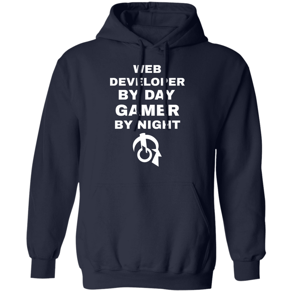 Web Developer By Day Gamer By Night Hoodie