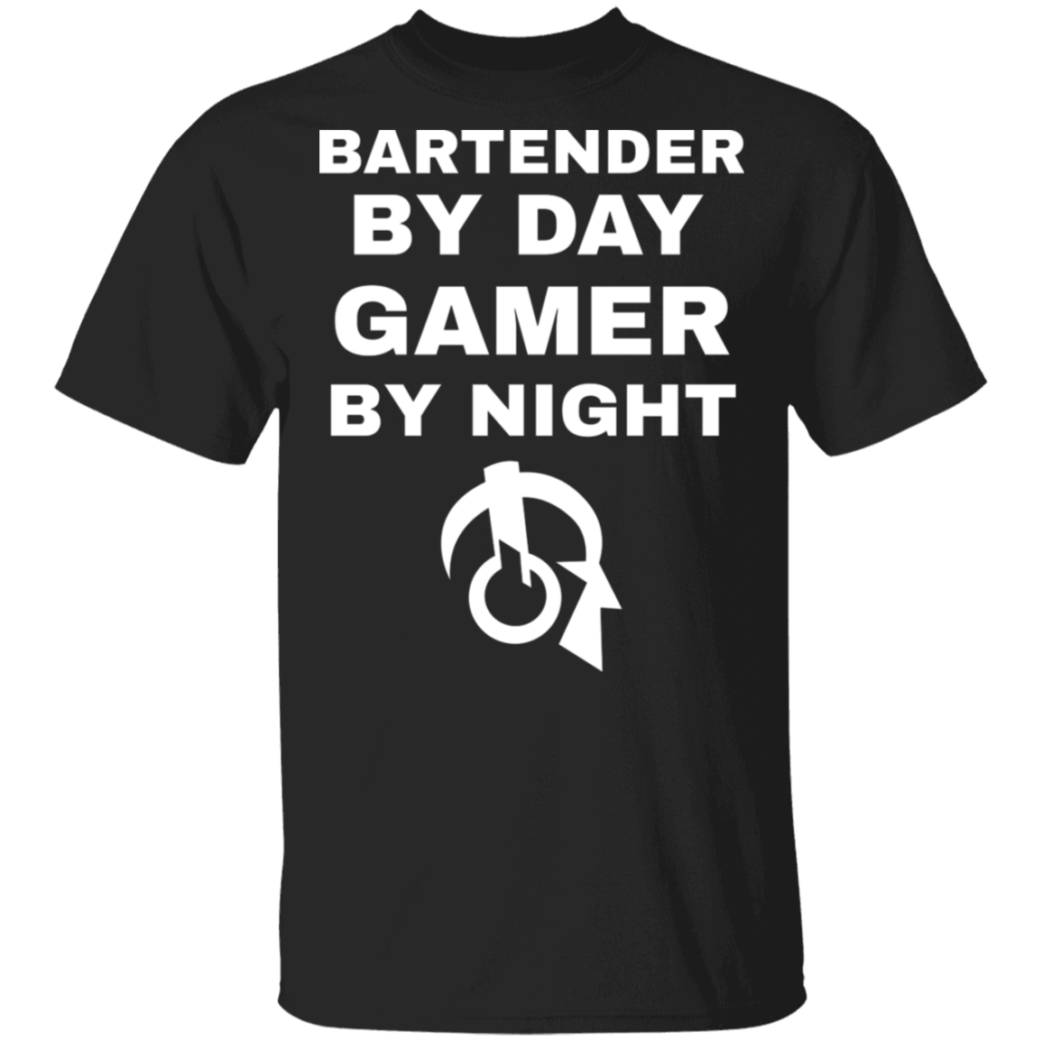 Bartender By Day Gamer By Night T-Shirt Secondary image