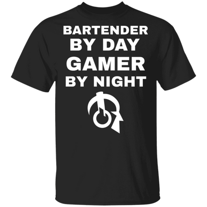 Bartender By Day Gamer By Night T-Shirt