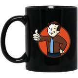 Todd Boy Vault Boy RPG Video Game 11 oz. Black Mug Todd Boy Vault Boy RPG Video Game 11 oz. Black Mug