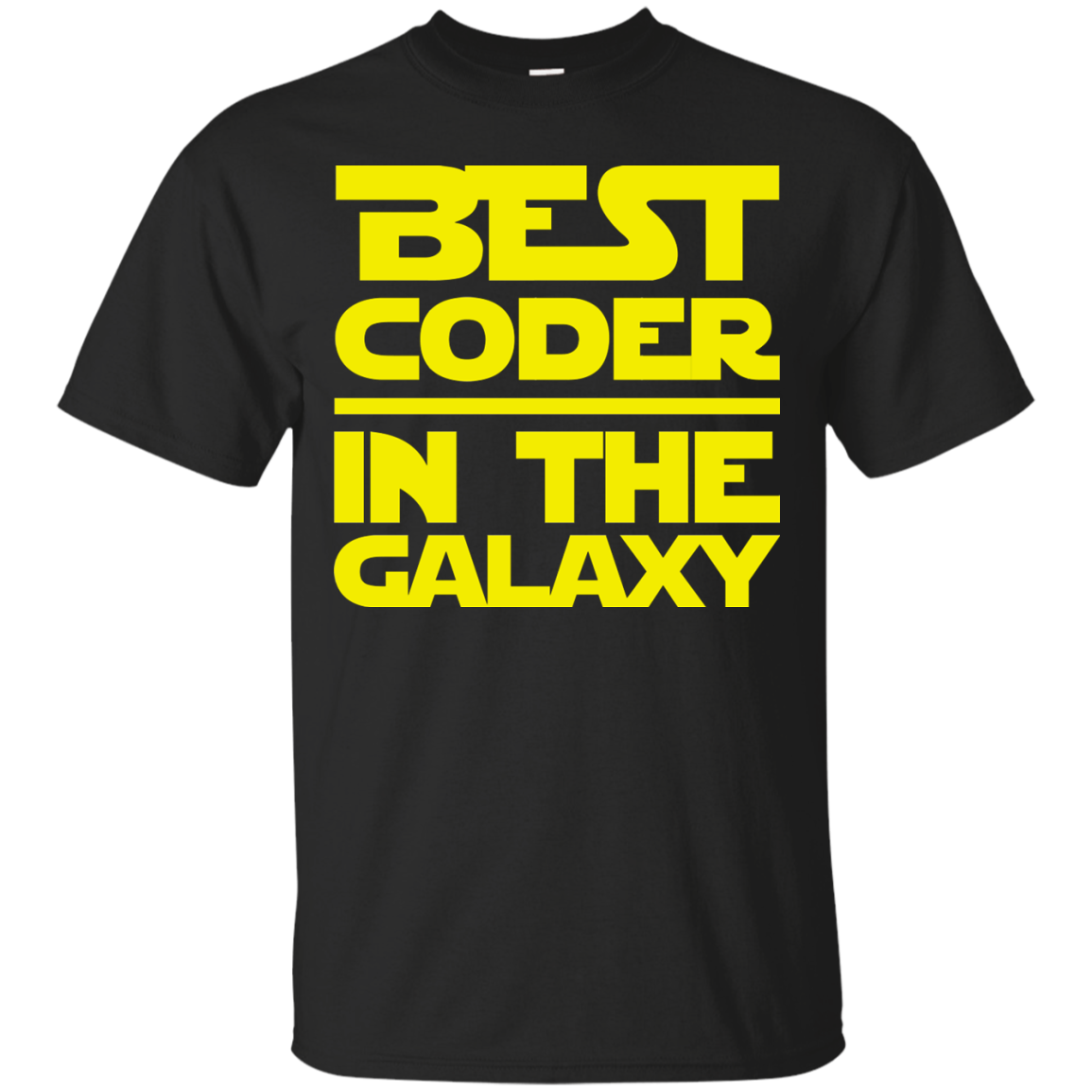 Best Coder In The Galaxy Shirt Secondary image