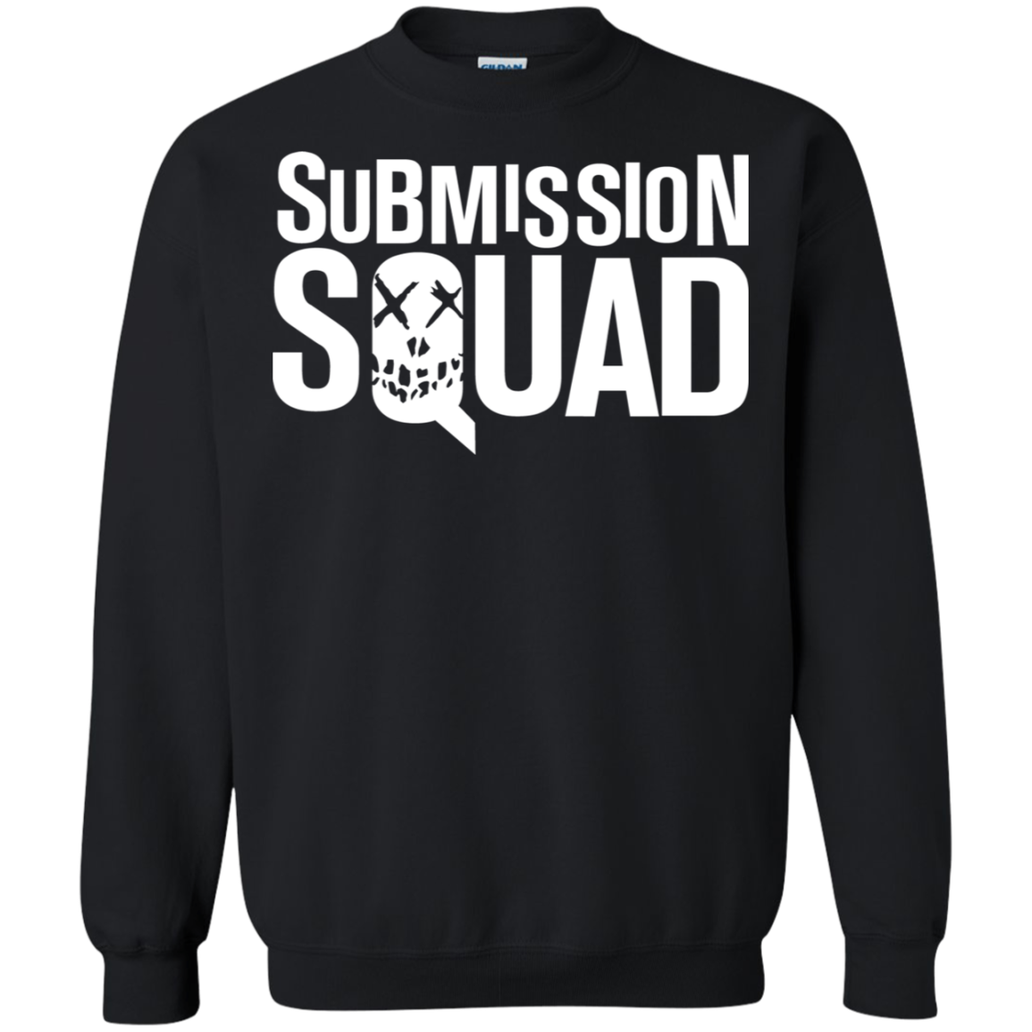 Brazilian Jiu-Jitsu Submission Squad Crewneck Pullover Sweatshirt  8 oz.