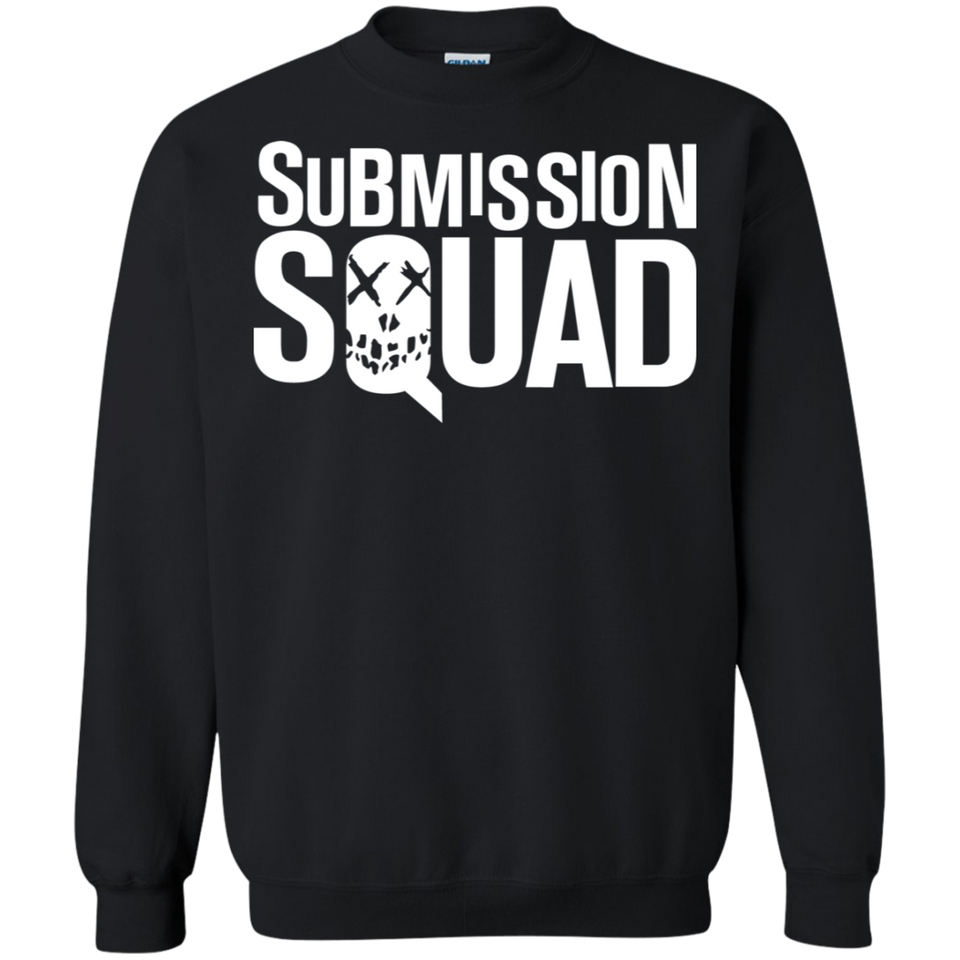 Brazilian Jiu-Jitsu Submission Squad Crewneck Pullover Sweatshirt  8 oz.