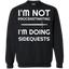 I'm Not Procrastinating I'm Doing Side Quests RPG Video Gaming Crewneck Pullover Sweatshirt  8 oz.
