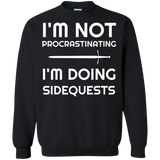 I'm Not Procrastinating I'm Doing Side Quests RPG Video Gaming Crewneck Pullover Sweatshirt  8 oz. I'm Not Procrastinating I'm Doing Side Quests RPG Video Gaming Crewneck Pullover Sweatshirt  8 oz.