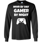 Mom By Day Gamer By Night Video Gaming Shirt