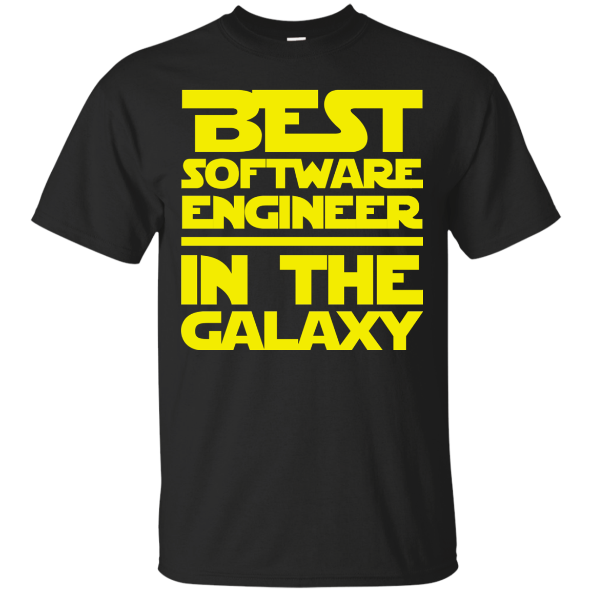Best Software Engineer In The Galaxy Shirt Secondary image