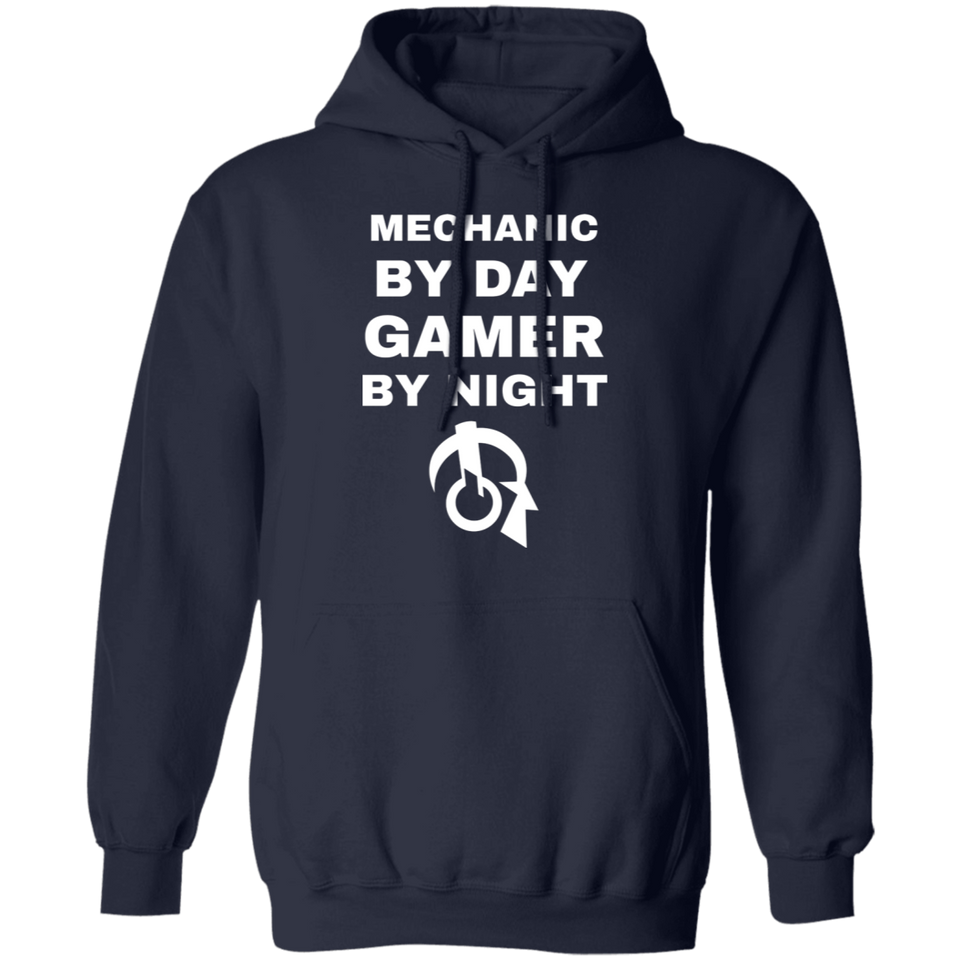 Mechanic By Day Gamer By Night Hoodie