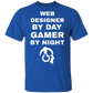Web Designer By Day Gamer By Night T-Shirt