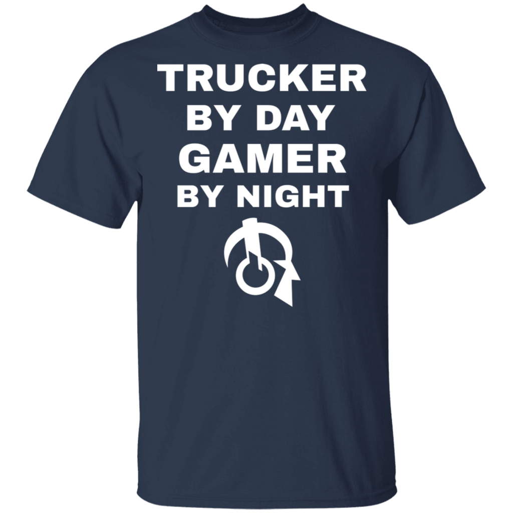 Trucker By Day Gamer By Night T-Shirt