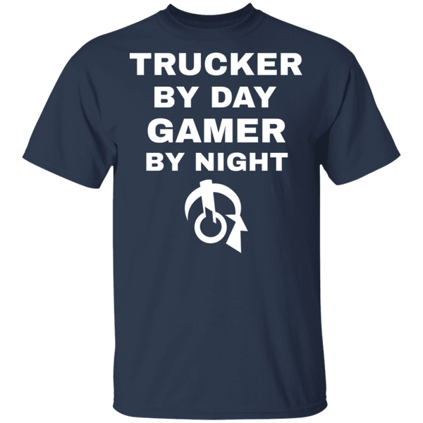 Trucker By Day Gamer By Night T-Shirt