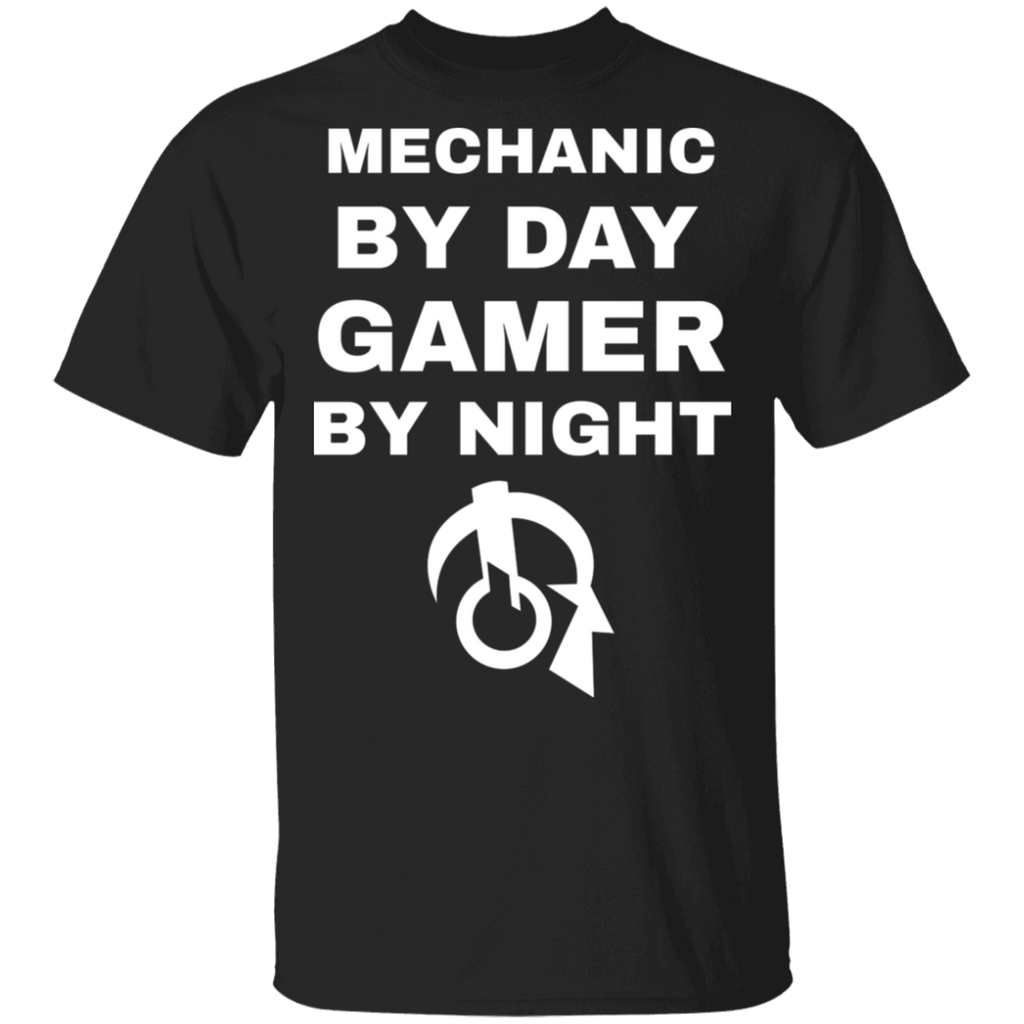 Mechanic By Day Gamer By Night T-Shirt