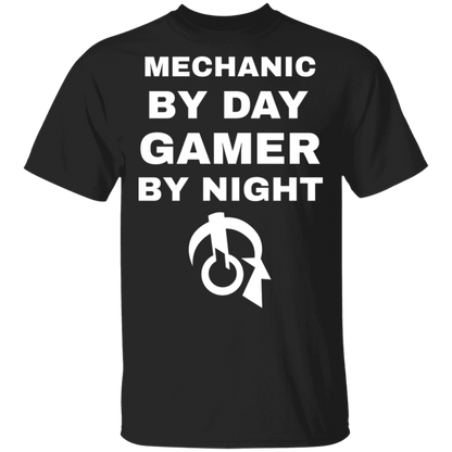 Mechanic By Day Gamer By Night T-Shirt