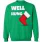 Well Hung Christmas Ugly Xmas Sweatshirt