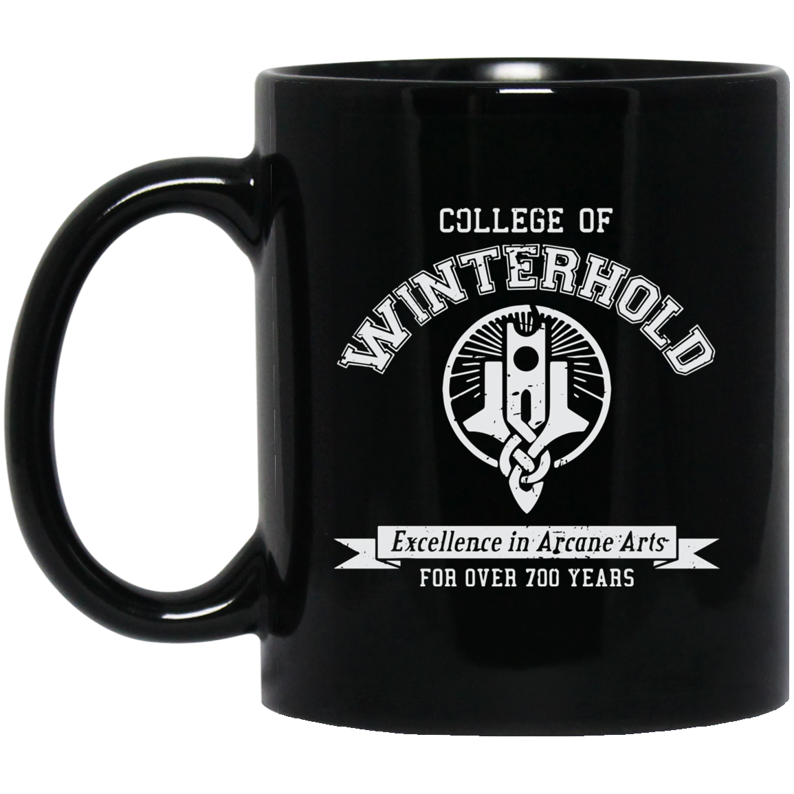 College of Winterhold 11 oz. Black Mug