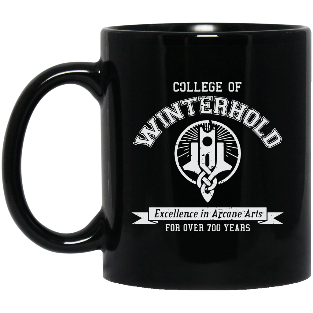 College of Winterhold 11 oz. Black Mug